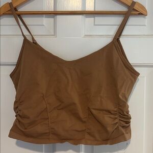 FP Good Karma Ruched Crop Tank